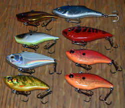 8 Lipless Crankbaits